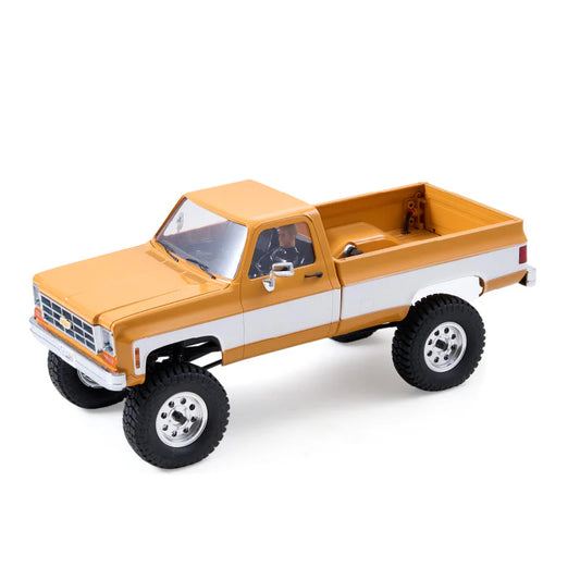 FMS 1:18 FCX18S Chevrolet K10 S V2 RTR - Yellow / White